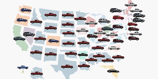 Tổng hợp những xe bán chạy nhất ở thị trường Mỹ từ năm 1978