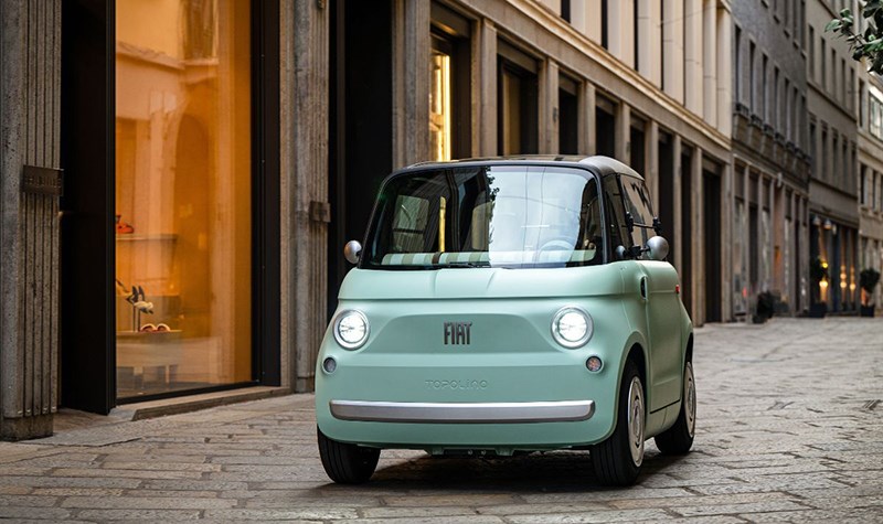Xe điện tý hon của hãng Fiat
