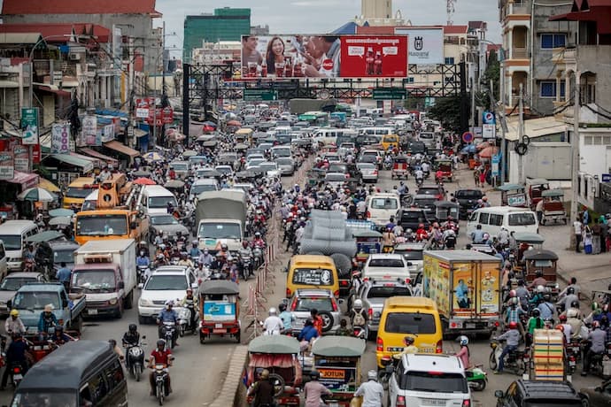 Campuchia công bố mục tiêu đưa ô tô điện vào lưu thông năm 2030